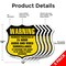 Signmission 24 Hour Surveillance Shield Sign Warning, 12 inch X 12 inch, Aluminum Metal Sign, 5PK SHI-A-5Pack-12-354 - alternate 3