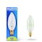 Bulbrite 5w Dimmable Clear B8 Incandescent Light Bulbs Candelabra (E12) Base, 2700K Warm White Light, 50PK 861959 - alternate 2