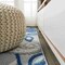 Jonathan Y Julien Paisley High-Low Blue/Light Gray 2 ft. x 8 ft. Indoor/Outdoor Runner Rug AMC102C-28 - alternate 3