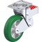 Blickle Swivel Plate Caster, PU, 8", 1540 lb., Caster Wheel/Tread Material: Aluminum/Polyurethane Elastomer LHF-ALST 200K-16-CO - alternate 1