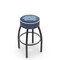 Holland Bar Stool Co 25" 4" North Carolina Cushion Seat, Blk Wrinkle Base Swivel Bar Stool L8B125NorCar - alternate 1