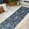 Jonathan Y Maribel Traditional Classic All-Over Scroll Navy/Cream 2 ft. x 8 ft. Indoor/Outdoor Runner Rug TSN205B-28 - alternate 3
