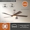 Vaxcel Wedgewood, 60 in, Satin Nickel Ceiling Fan, Walnut Blades, LED, Remote, DC Motor F0134 - alternate 3