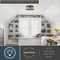 Vaxcel Harrison Matte Black 3-Light Flush Mount Ceiling Light with Clear Seeded Glass, 13.25-In. C0359 - alternate 3