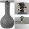 Jonathan Y Katee 24.75" Modern Scandinavian Textured Resin/Metal Gourd LED Table Lamp, Gray, 2PK JYL9207B-SET2 - alternate 2