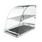 Koolmore 2 Tier Commercial Countertop Bakery Display Case with Front Curved Glass and Rear Door DC-2CN - alternate 3