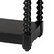 Baxton Studio Terentia Nightstand with Bobbin Legs - 1-Drawer Bedroom Side Table with Storage Shelf, Black 266-14634-ZORO - alternate 4
