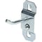 Triton Products 1 In. Single Rod 30 Degree Bend Stainless Steel Pegboard Hook for Stainless Steel LocBoard, PK3 61113 - alternate 1