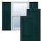 Ekena Millwork True Fit PVC Two Equal Raised Panel Shutters, Thermal Green, 18W x 44H, PR TFP101RPF18X044FG - alternate 1