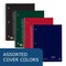 Roaring Spring Case of 5 Subject Wirebound Notebooks, 11"x8.5", 200 sht, Saranac cover, Asstd. Colors, College Rule, PK12 11197cs - alternate 5