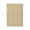 Homeroots 3' X 5' Gold And Beige Geometric Washable Indoor Outdoor Area Rug 594995 - alternate 4