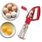 Kings County Tools Rotary Egg Beater Manual Hand Crank Mixer Stainless Steel Hand Mixer w/ Double Rotating Heads GW39A03-09 - alternate 3