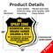 Signmission No Spray Shield Sign No Spray Zone Resid, 18 inch X 18 inch, Plastic Sign, 2PK SHI-P-2PACK-18-405 - alternate 3