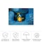 Trademark Fine Art Outdoor Canvas Art Barathieu Gabriel Clownfish In Blue Wall Art for Patios, or Gardens 1X11766-OC1624WR - alternate 2