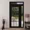 Vdomdoors Front Exterior Prehung Metal-Plastic Door Clear Glass / MANUX 8355 Matte Black / Office Commercial MANUX8355EXD-BLK-W36+16xH80+14-RH-I - alternate 2