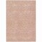 Homeroots 9' X 12' Pink And Ivory Geometric Washable Indoor Outdoor Area Rug 614105 - alternate 1