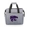 Picnic Time Family Of Brands NCAA Kansas State Wildcats On The Go Lunch Bag Cooler - Soft Cooler Lunch Box, Heathered Gray 510-00-105-254-0 - alternate 1