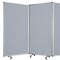 Homeroots 71" Gray Iron Folding Nine Panel Screen Room Divider 370387 - alternate 2