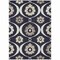 Homeroots 8' X 10' Black Ivory And Taupe Medallion Washable Indoor Outdoor Area Rug 589593 - alternate 4