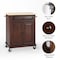 Crosley Compact Wood Top Kitchen Cart KF30021EMA - alternate 3