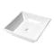 Alfi Brand ALFI brand ABC912 White 17" Square Above Mount Ceramic Sink ABC912 - alternate 3