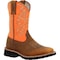 Rocky Youth Western Boot, 7 M, 8 in H, Brown and Orange RKW0463Y - alternate 1