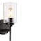 Jonathan Y Juno 13" 1-Light Farmhouse Industrial Metal/Glass Cylinder LED Sconce, Oil Rubbed Bronze/Clear JYL9547A - alternate 2