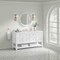 James Martin Vanities Breckenridge 60 in. Single Vanity, Bright White, w/ 3 CM White Zeus Quartz Top 330-V60S-BW-3WZ - alternate 2