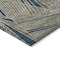Homeroots 3' X 5' Taupe Blue And Beige Geometric Washable Indoor Outdoor Area Rug 594815 - alternate 3
