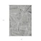 Homeroots 5' X 8' Gray And Ivory Geometric Washable Indoor Outdoor Area Rug 594792 - alternate 2