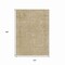 Homeroots 10' X 14' Tan And Beige Abstract Washable Indoor Outdoor Area Rug 616039 - alternate 2