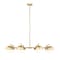 Z-Lite Realm Sphere 8 Light Chandelier, Modern Gold, 44 In W x 8 In H 7517-8MGLD - alternate 1