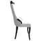 Leisuremod Novara Collection Modern Wooden Dining Chair in Off White Velvet, 2PK NC20CRF2 - alternate 4