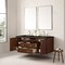 James Martin Vanities Amberly 60" Double Vanity, Mid-Century Walnut, w/ 3 CM Phantome Eclos Top 670-V60D-WLT-3PHT - alternate 2