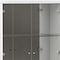 Homeroots 50in White and Silver Wood Curio Cabinet With Two Doors And One Drawer 366266 - alternate 2