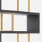Homeroots Gold And Gray Four Tier Bookcase 482698 - alternate 2
