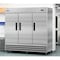 Koolmore 82" 3 Door Stainless Steel Upright Commercial Reach-In Freezer - 72 cu. ft, Model: RIF-3D-SS - alternate 3