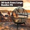 Pure Garden Outdoor Fire Pit Sphere 30 in Flaming Ball Fire Pit w/ Grill for Barbequing Firepit 50-LG1479 - alternate 2