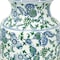 Homeroots 24" White Blue And Green And White Chinoiserie Porcelain Table Vase 574213 - alternate 3
