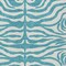 Homeroots 3' X 5' Teal Blue And Ivory Animal Print Washable Indoor Outdoor Area Rug 600660 - alternate 3