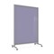 Ghent EZ Mobile Glassboard, Aluminum Frame, Magnetic, 75"H x 50"W, Grape EZ1MA7550GP - alternate 1