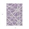 Homeroots 3' X 5' Lavender And Ivory Geometric Washable Indoor Outdoor Area Rug 600468 - alternate 3