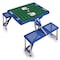 Picnic Time Family Of Brands Indianapolis Colts - Football Field - Picnic Table Portable Folding Table with Seats, (Royal Blue) 811-00-139-145-2 - alternate 1