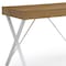 Homeroots 43" Natural and White Writing Desk 543765 - alternate 3