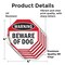 Signmission Warning Beware of Dog, 4 inch X 4 inch, Vinyl Decal, 5PK OC-D-5PACK-4-49 - alternate 2