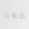 Gerson White Holiday Snowflakes Ornaments 2692400 - alternate 1