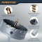 Powertec 4in Tungsten Carbide Hole Saw for Soft & Hard Metal w/ Titanium-Plated Pilot Drill Bit, 2PK 14907-P2 - alternate 2