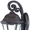 Homeroots Antique Black Tapered Hanging Lantern Wall Light 398532 - alternate 2