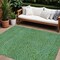 Homeroots 8' X 10' Green And Blue Abstract Washable Indoor Outdoor Area Rug 599799 - alternate 1