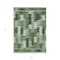 Homeroots 5' X 8' Olive Green And Fern Green Southwestern Washable Indoor Outdoor Area Rug 587345 - alternate 2
